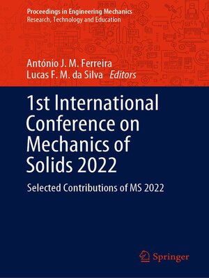 cover image of 1st International Conference on Mechanics of Solids 2022